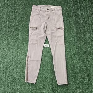 Pistola Womens Pants Size 27 Cargo Skinny Topanga Mauve Cotton Blend
